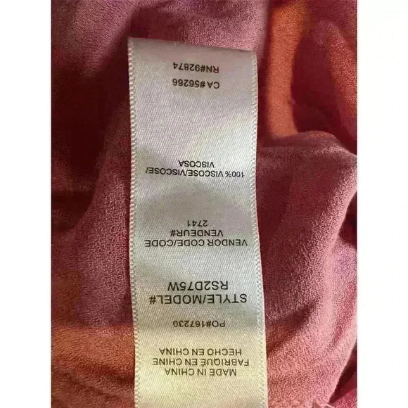 Splendid Maren Sleeveless Shift Dress Small Pink V-Neck Short Relaxed Fit - Picture 13 of 13